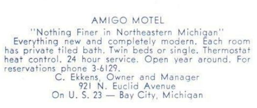 Amigo Motel - Old Postcard (newer photo)